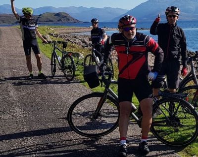 Fadi Asmar Cycling on the  tour with redspokes